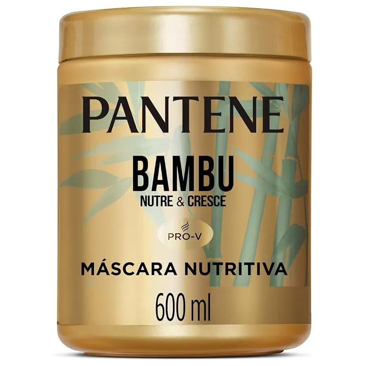 Pote de Pantene Bambu Máscara Nutritiva, 600 ml